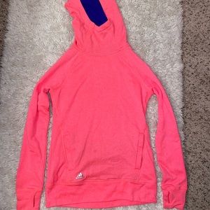 Girls Adidas fleece pullover hoodie